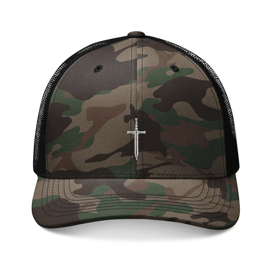 Battle Evil Camo Trucker Hat