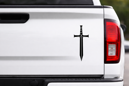 Battle Evil Sword Decal